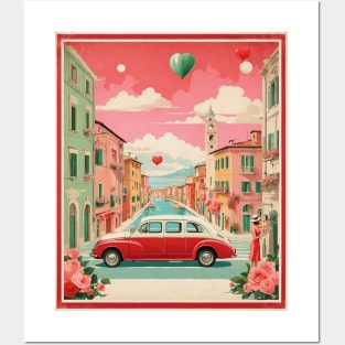 Italy Valentine's Day Vintage Retro Posters and Art